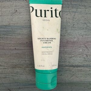 Purito Mighty Bamboo Panthenol Cream - White & Teal Tube